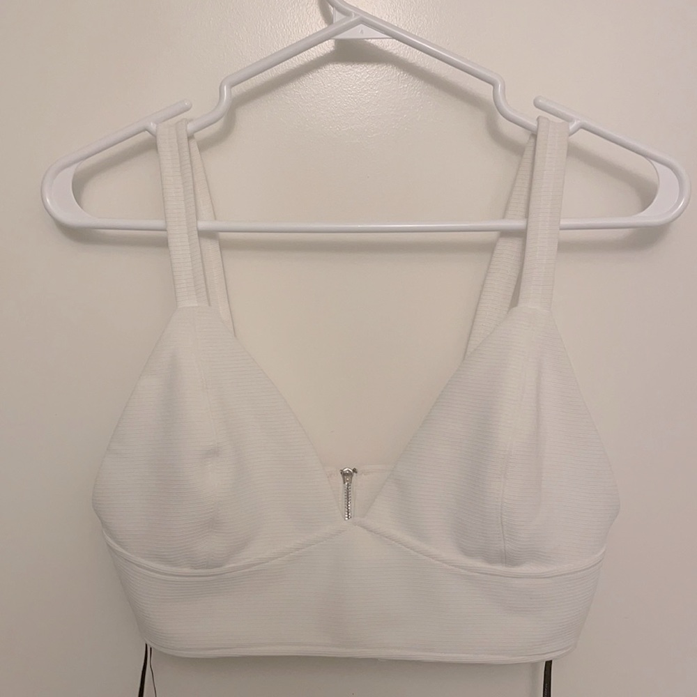 Forever 21 white crop top